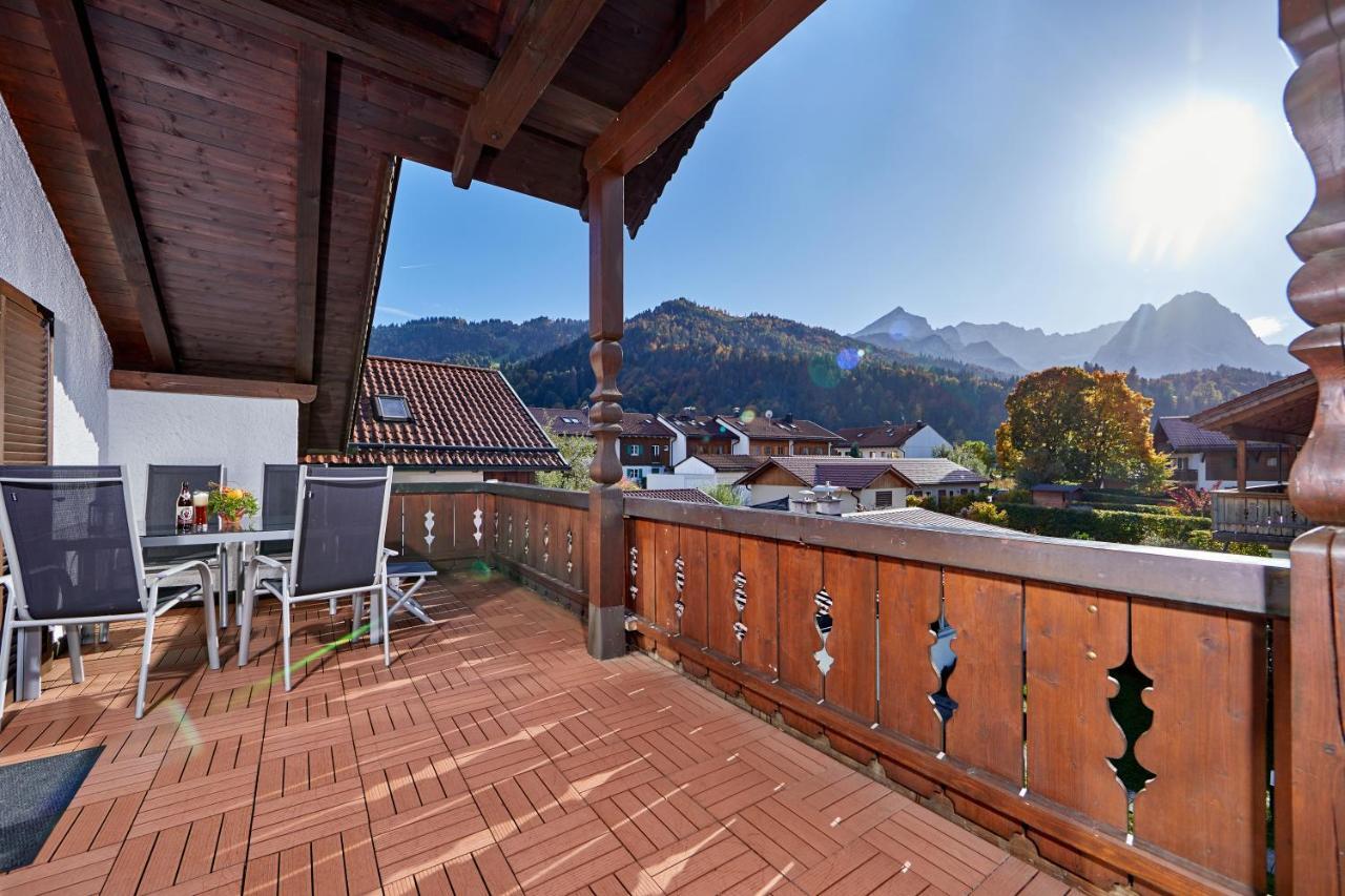 Ferienwohnung Anna การ์มิช-พาร์เทนเคียร์เชน ภายนอก รูปภาพ