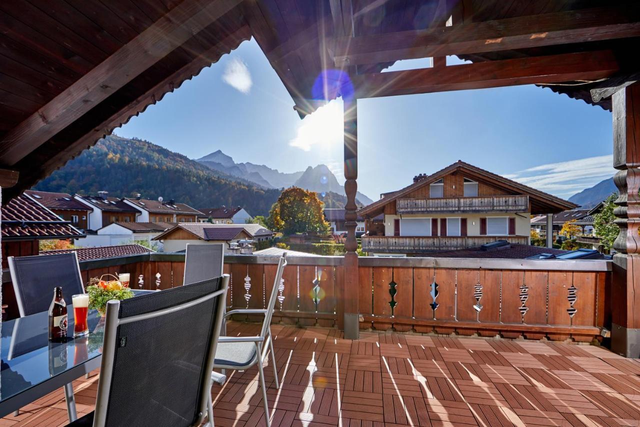 Ferienwohnung Anna การ์มิช-พาร์เทนเคียร์เชน ภายนอก รูปภาพ